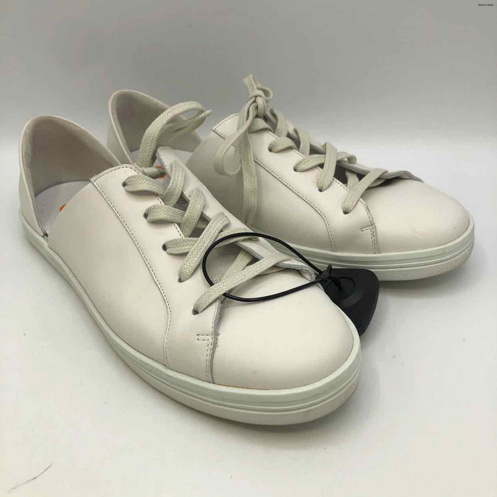 FREDA SALVADOR White Leather Sneaker Shoe Size 8-1/2 Shoes