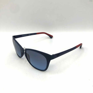ARMANI Navy Red Pre Loved Sunglasses w/case
