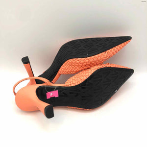 MNG Coral Woven Pointed Toe Heels Shoe Size 38 US: 7-1/2 Shoes