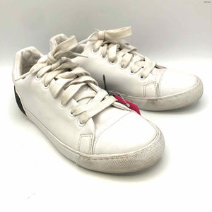 MOSCHINO White Black Sneaker Shoe Size 38 US: 7-1/2 Shoes
