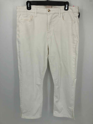 JEN 7 BY FOR ALL MANKIND White Capri Size 14  (L) Pants