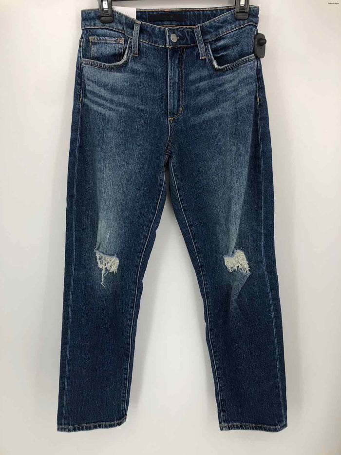 JOES Blue Denim Distressed Straight Leg Size 26 (S) Jeans