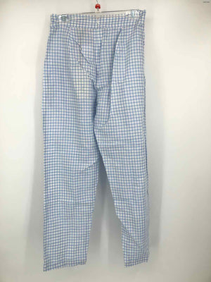 CLEOBELLA Light Blue White Checkered Size SMALL (S) Pants
