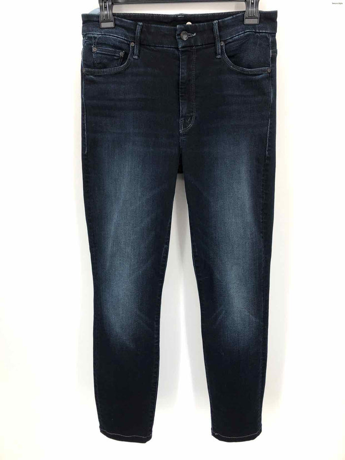 MOTHER Lt Blue Corduroy High Rise Skinny Size 28 (S) Pants