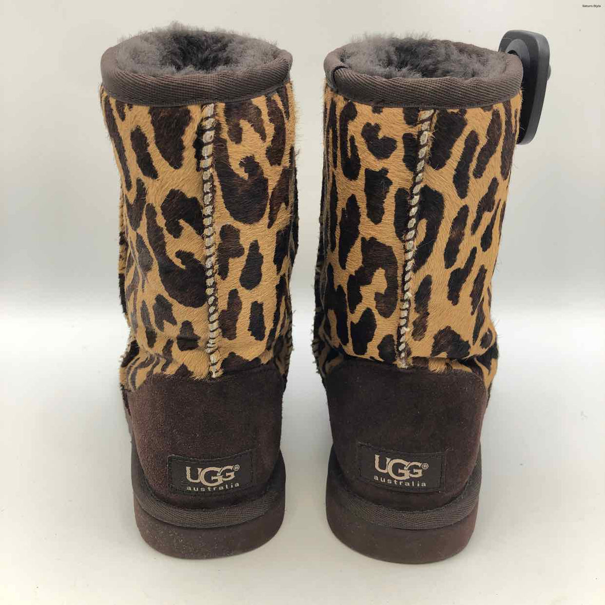 New gold cheetah print UGG online boots 3y