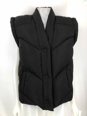 BLANK NYC Black Puffer Vest Women Size SMALL (S) Jacket