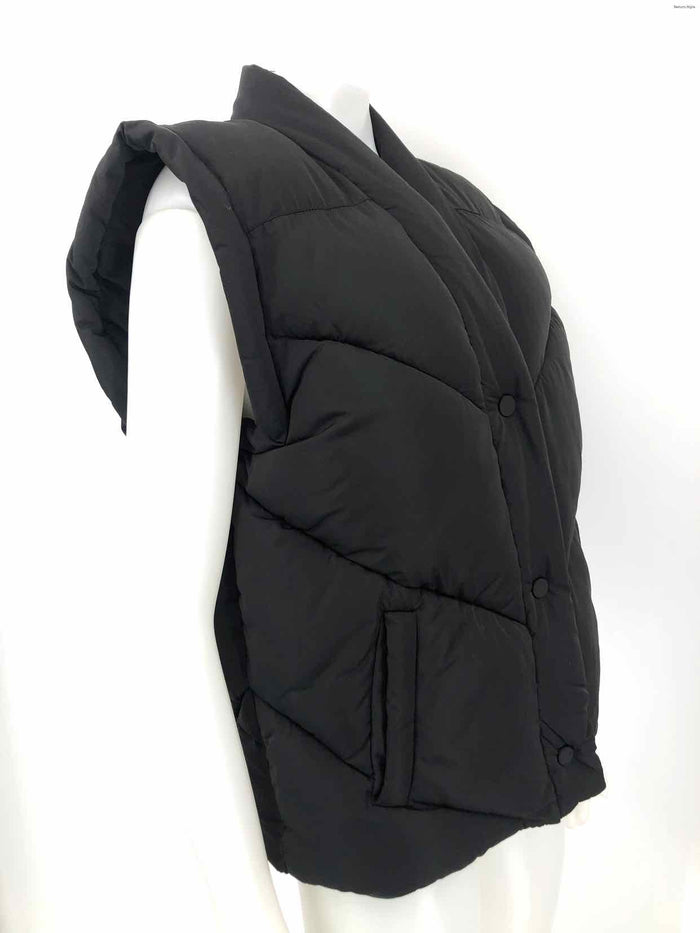 BLANK NYC Black Puffer Vest Women Size SMALL (S) Jacket