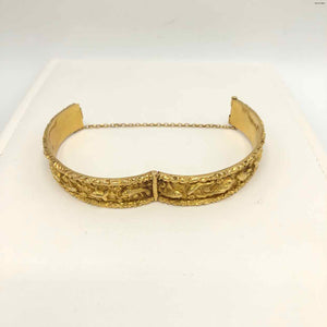 20 Carat Gold Animals Hinged Bangle 20K Bracelet