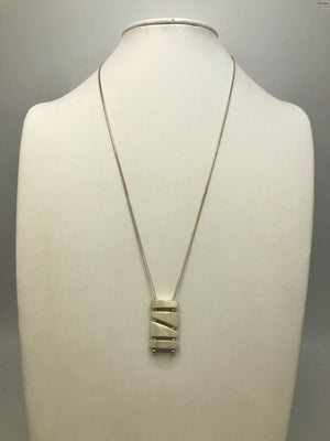 Sterling Silver Gold Plated ss Necklace - ReturnStyle