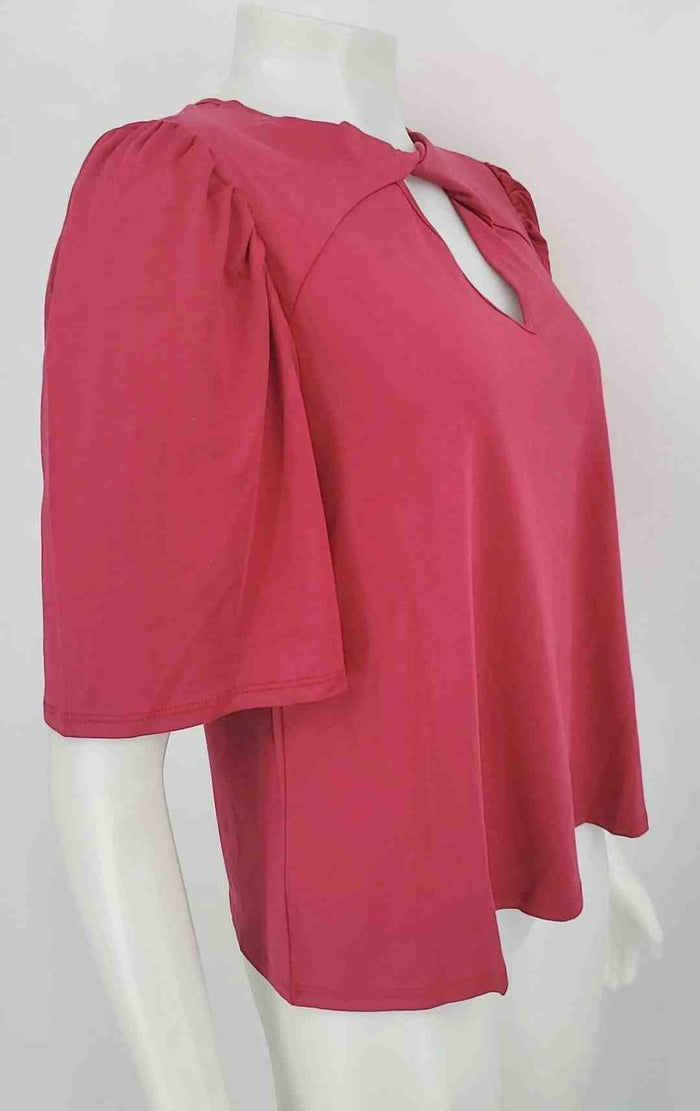 NATION Raspberry Short Sleeves Size MEDIUM (M) Top