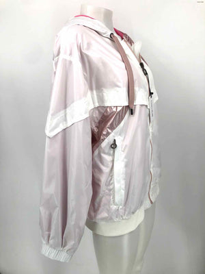 NOIZE Lt Pink Zip Up Hoodie Size LARGE  (L) Activewear Jacket
