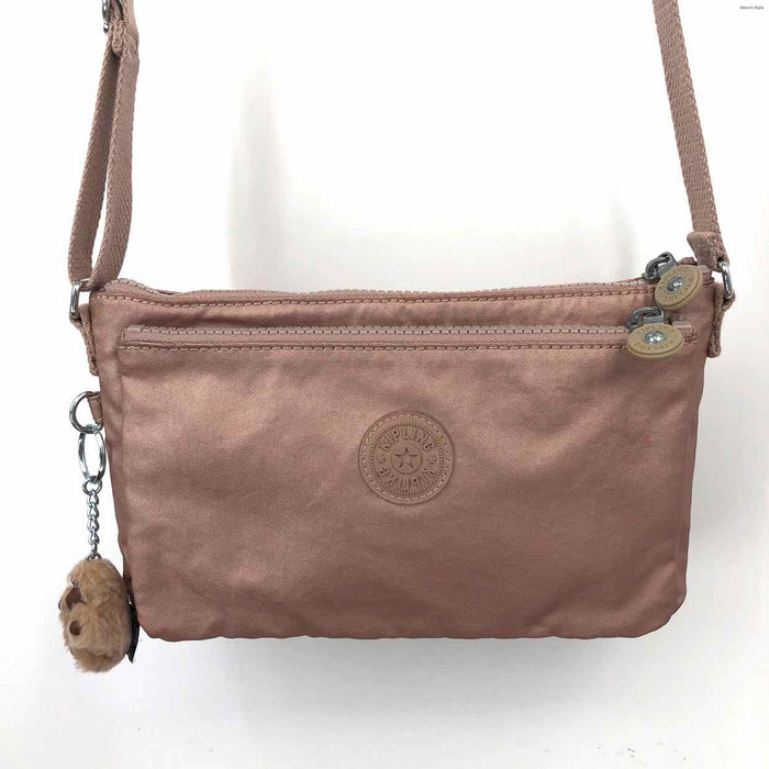 KIPLING Pink Beige Pre Loved Small Crossbody Purse