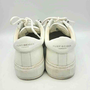 KURT GEIGER White Rainbow Synthetic Leather Crystal Sneaker Shoes