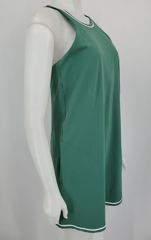 VUORI Green White Mini Size LARGE (L) Activewear Dress ReturnStyle VUORI Green White Mini Size LARGE (L) Activewear Dress ReturnStyle