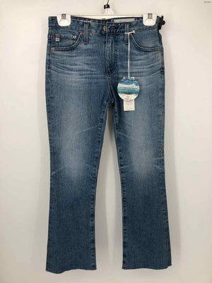 ADRIANO GOLDSCHMIED Blue Denim Straight Leg Size 25 (XS) Jeans