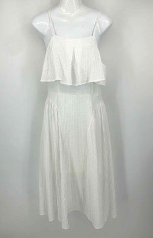 URBAN REVIVO White Spaghetti strap Midi Length Size SMALL (S) Dress
