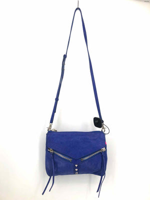 BOTKIER Royal Blue Silver Leather Crossbody Purse