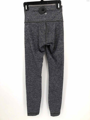 LULULEMON Gray Black Heathered Legging Size 2  (XS) Activewear Bottoms