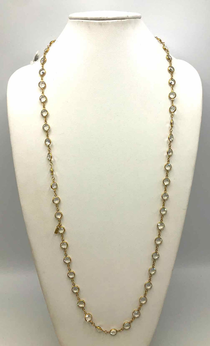 SWAROVSKI Goldtone Crystal Pre Loved Necklace