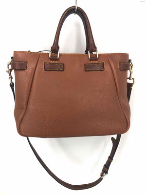 DOONEY & BOURKE Tan Leather Pre Loved Satchel Purse