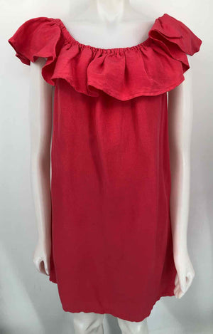TOMMY BAHAMA Rose Linen Blend Off Shoulder Size LARGE  (L) Dress