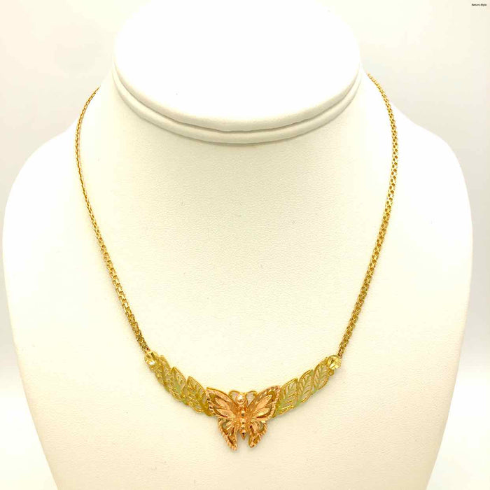 Rose Gold 14K Gold Butterfly 16" 14k-Necklace