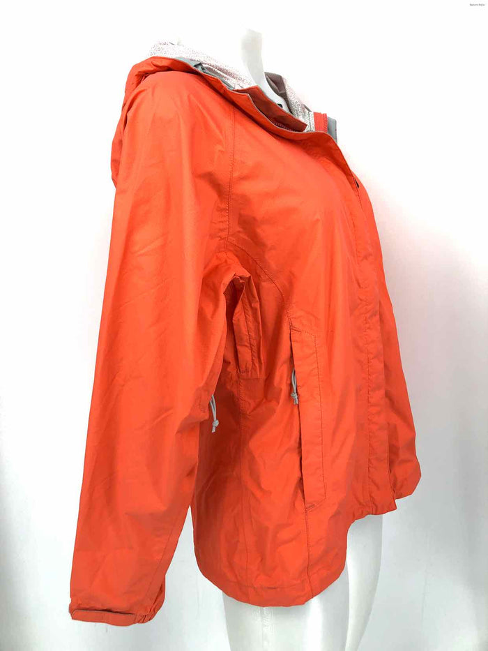 THE NORTH FACE Orange Gray Rain Jacket Women Size MEDIUM (M) Jacket