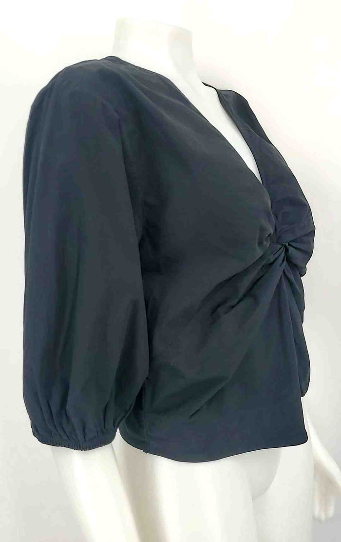 NATION Black 3/4 Sleeve Size MEDIUM (M) Top