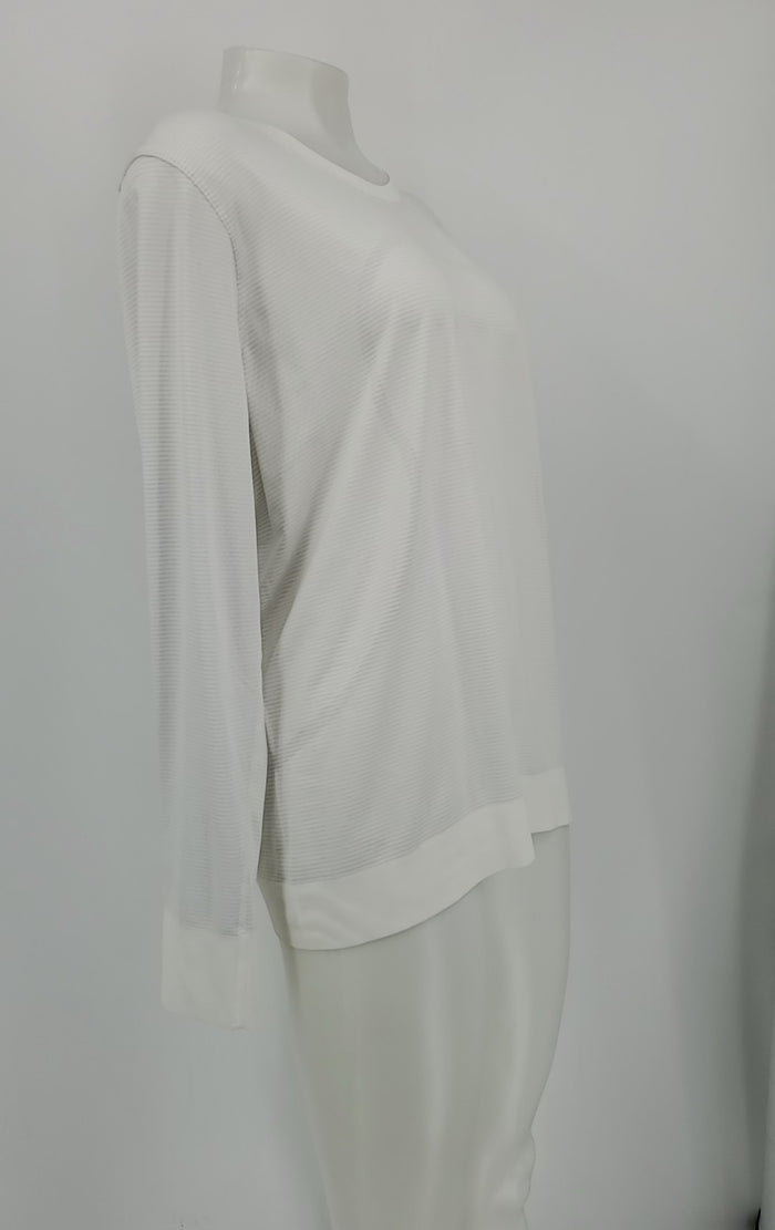 LULULEMON White Longsleeve Size 12  (L) Activewear Top