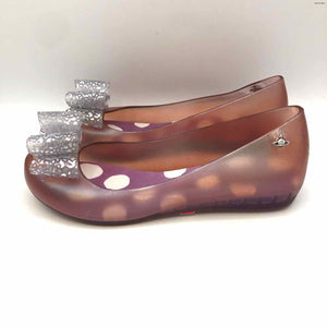 MELISSA X VIVIENNE WESTWOOD Pink Silver Jelly Flats Shoe Size 7 Shoes