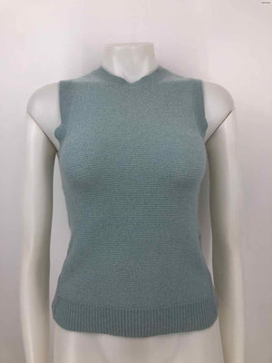 360 CASHMERE Lt Blue Knit Top & Wrap Size SMALL (S) 2PC Set