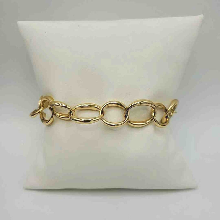 BAYOU WITH LOVE Goldtone Links 7-8" Bracelet