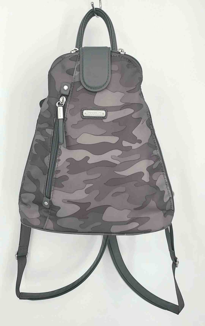 BAGGALLINI Gray Pre Loved Camoflage Medium Backpack