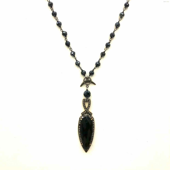 CHAN LUU Black Sterling Silver Pre Loved ss Necklace