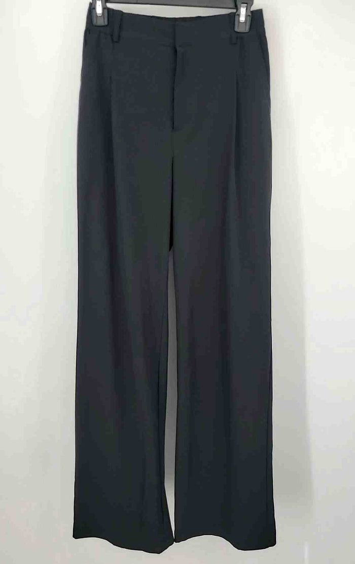 ALO Black Wide Leg Size X-SMALL Activewear Bottoms