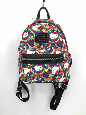 SANRIO White & Black Rainbow kitty Hello Kitty Backpack – ReturnStyle SANRIO White & Black Rainbow kitty Hello Kitty Backpack – ReturnStyle