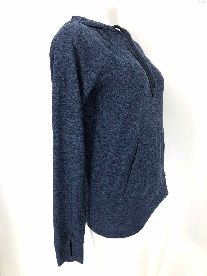 OUTDOOR VOICES Navy Black Heather Pullover Hoodie Size SMALL (S) Activewear Top