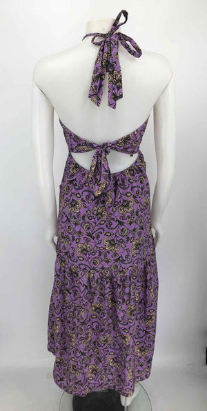 KARINA GRIMALDI Lilac Floral Maxi Length Size MEDIUM (M) Dress