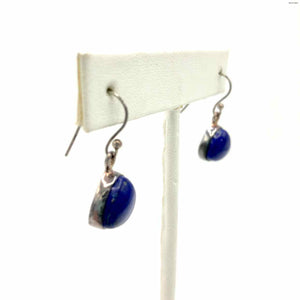 Blue Sterling Silver Drop ss Earrings