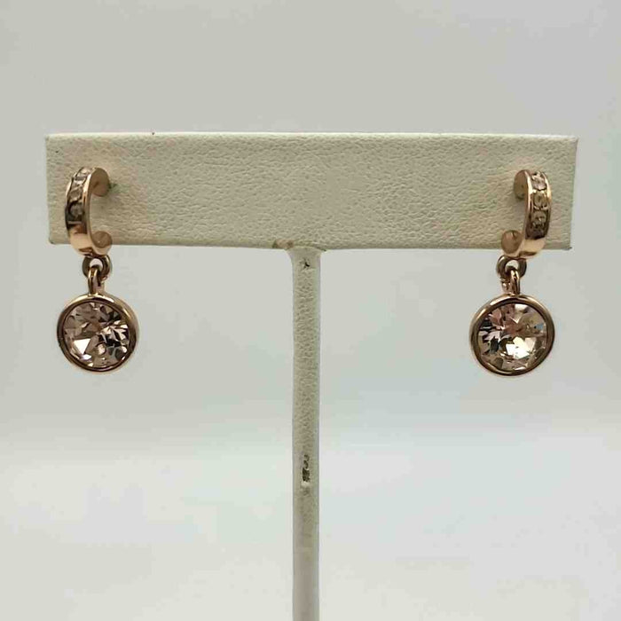 GIVENCHY Rose Gold Crystal Earrings