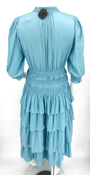 MAJE Lt Blue Tiered Size 2  (XS) Dress