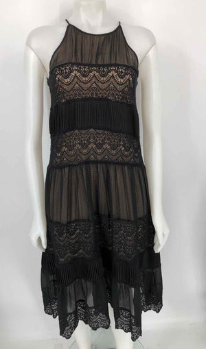 HD IN PARIS Black Lace Sleeveless Size X-SMALL Dress