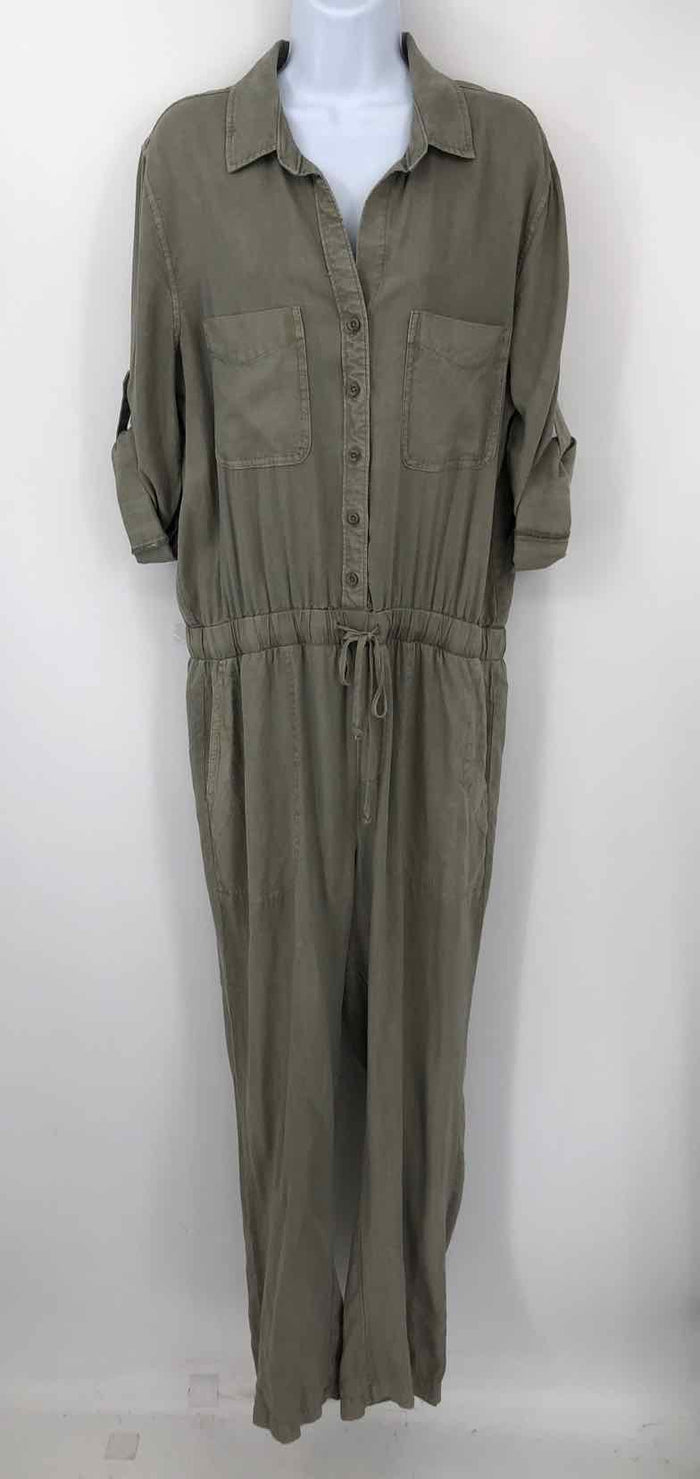 BELLA DAHL Olive Longsleeve Size LARGE  (L) Jumpsuit