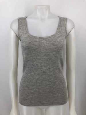 MICHAEL KORS Lt Gray Cashmere Top & Cardigan Size MEDIUM (M) Sweater