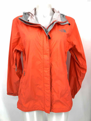 THE NORTH FACE Orange Gray Rain Jacket Women Size MEDIUM (M) Jacket