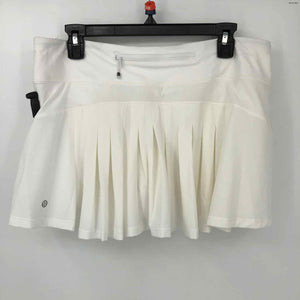 LULULEMON White Skort Size 10  (M) Activewear Bottoms