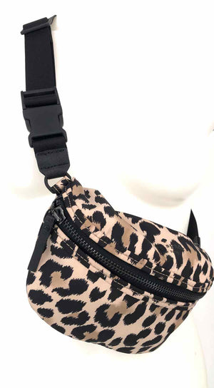 KATE SPADE Beige Black Animal Print Waist Bag Purse