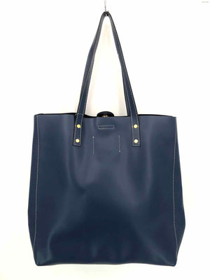 MY CHOICE Navy Leather Tote Purse