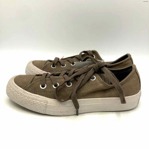 CONVERSE Brown White Suede Sneaker Shoe Size 6 Shoes