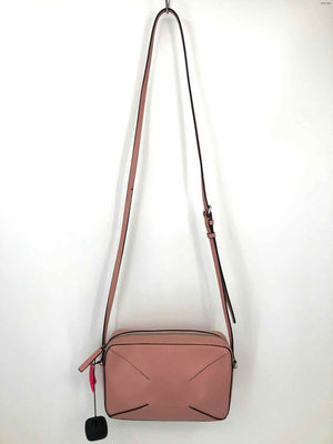 MARC BY MARC JACOBS Pink Silver Leather Pre Loved Crossbody Purse